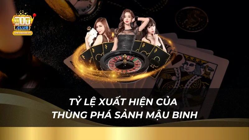 Tỷ lệ xuất hiện của thùng phá sảnh mậu binh